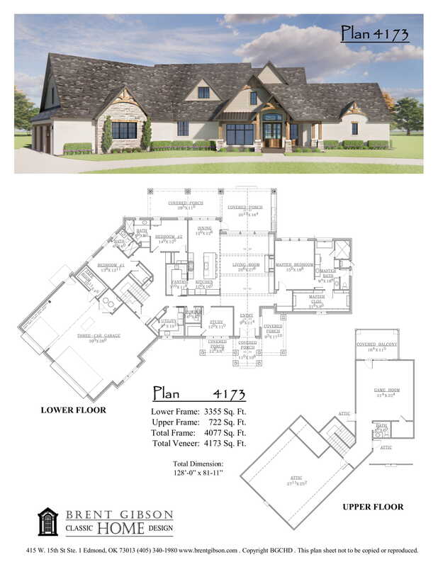 Plan 4173 floor plan thumbnail