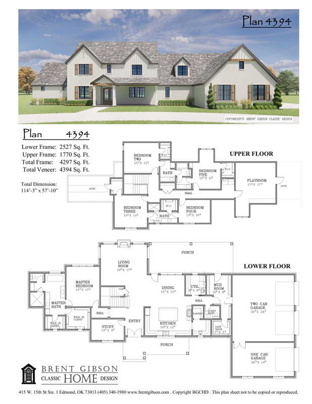 Plan 4394 — Leon floor plan thumbnail