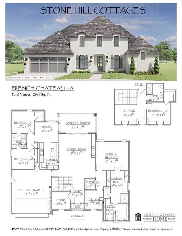 French Chateau floor plan thumbnail